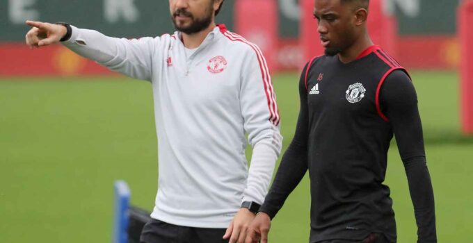 Amad spotted in training yesterday